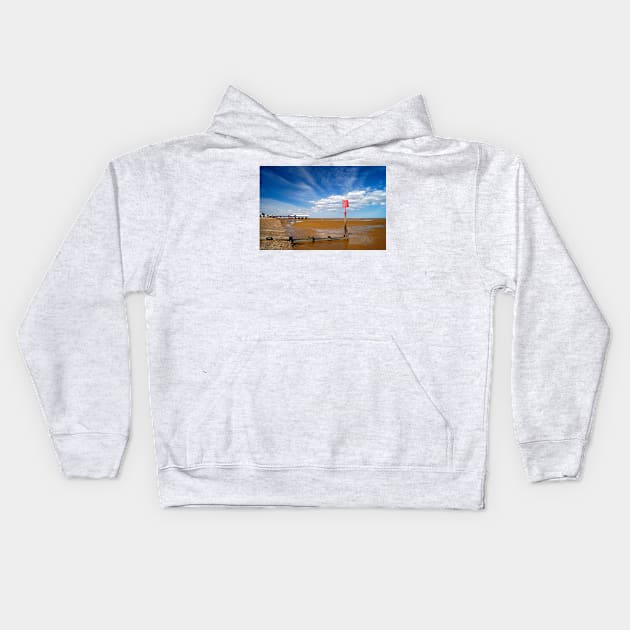 Cleethorpes Pier Kids Hoodie by galpinimages